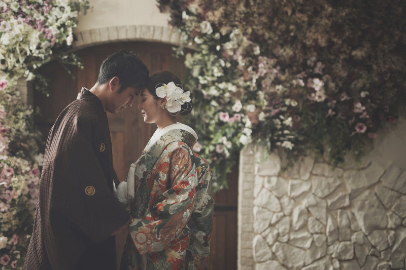 【ANTIQUE】flower door