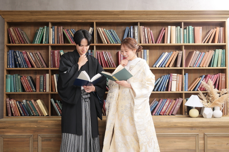 本を読みながら