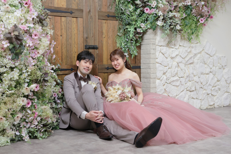 【ANTIQUE】flower door