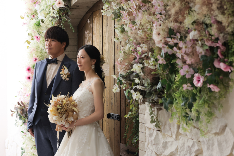 【ANTIQUE】flower door
