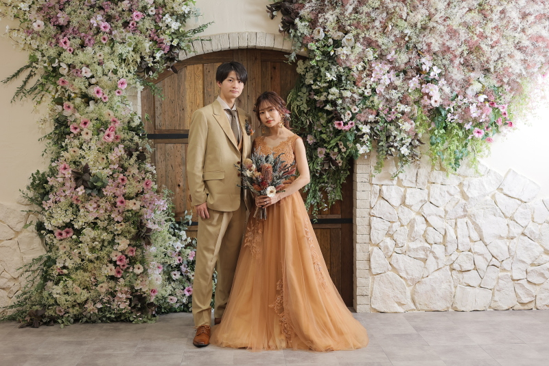 【ANTIQUE】flower door