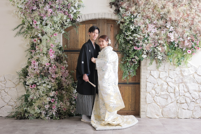 【ANTIQUE】flower door