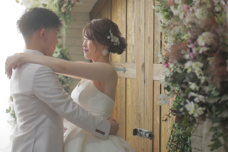 【ANTIQUE】flower door