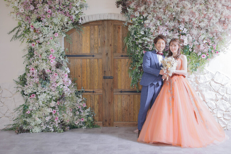 【ANTIQUE】flower door