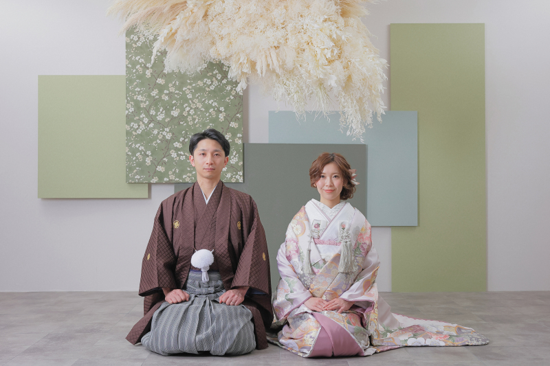 ナチュラルな和装コーディネート
