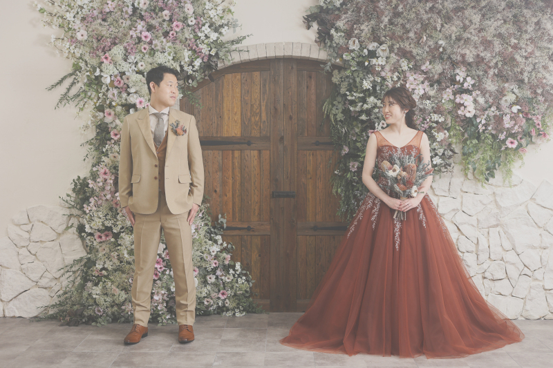 【ANTIQUE】flower door