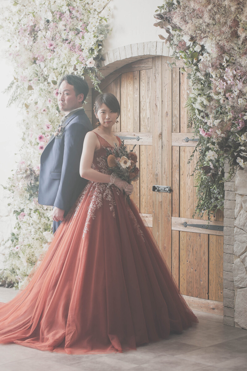 【ANTIQUE】flower door