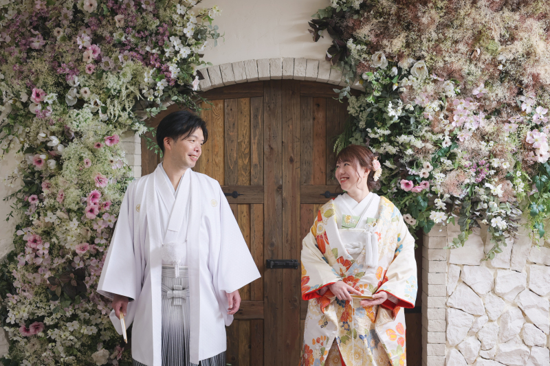 【ANTIQUE】flower door