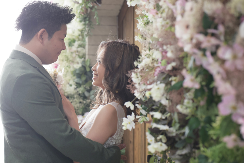 【ANTIQUE】flower door