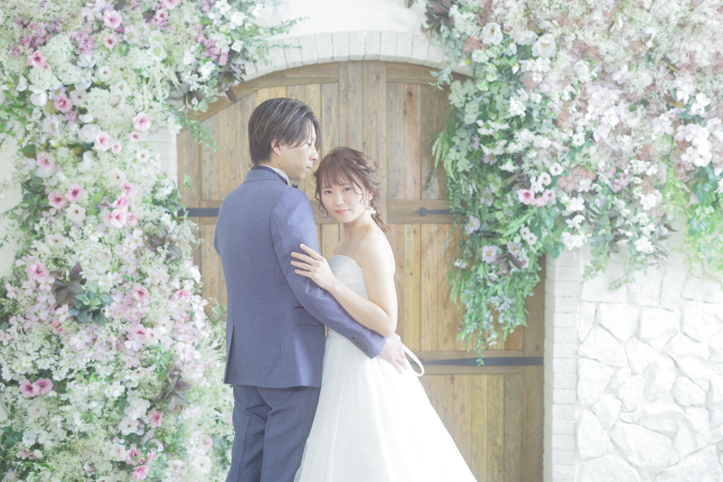 【ANTIQUE】flower door