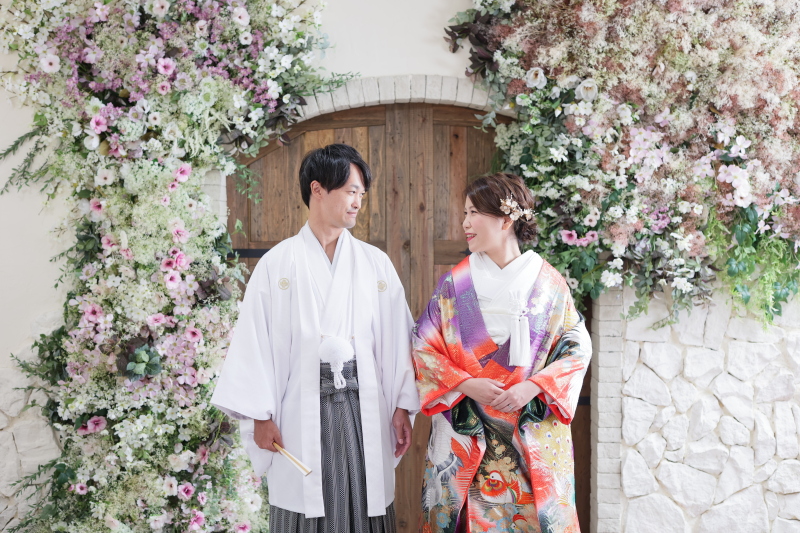 【ANTIQUE】flower door