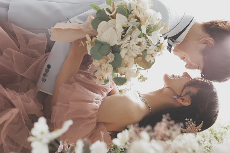 お花に包まれて