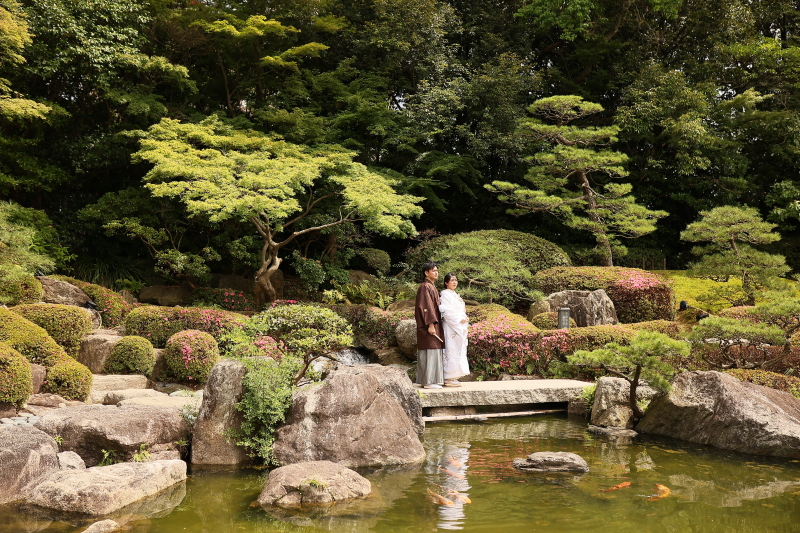 自然に囲まれて