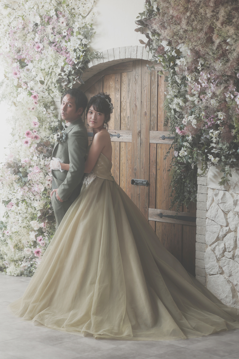 【ANTIQUE】flower door