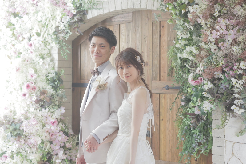 【ANTIQUE】flower door