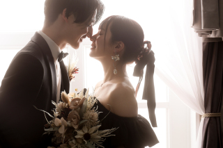 洋装2着スタジオ撮影