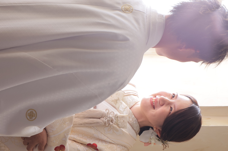 見つめ合いショット