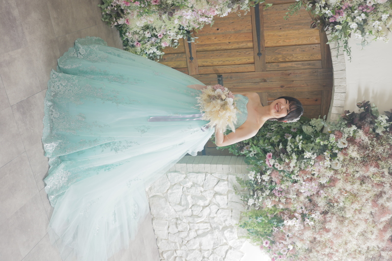 【ANTIQUE】flower door