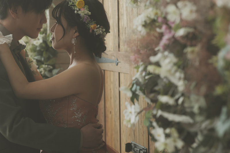 【ANTIQUE】flower door