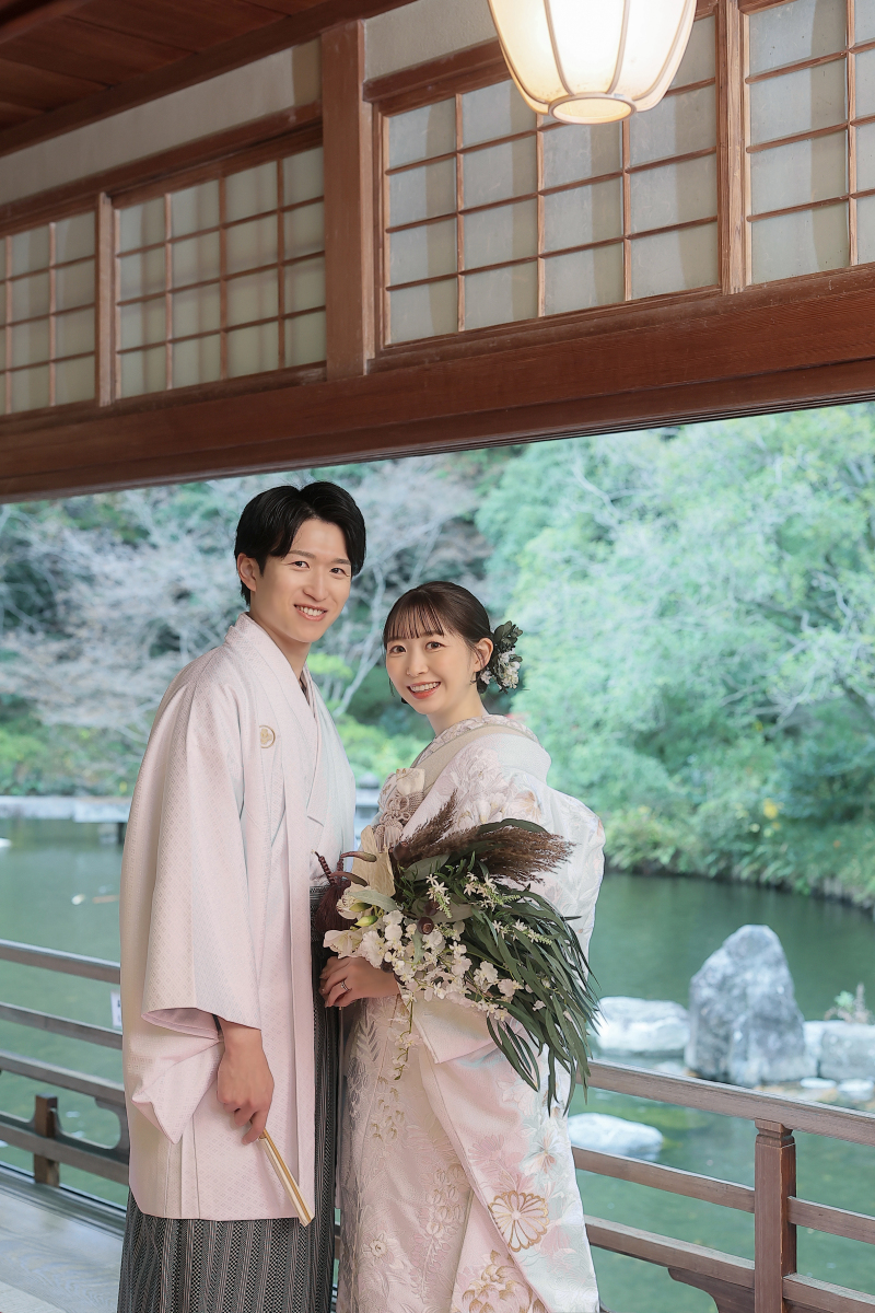 白無垢×ブーケ