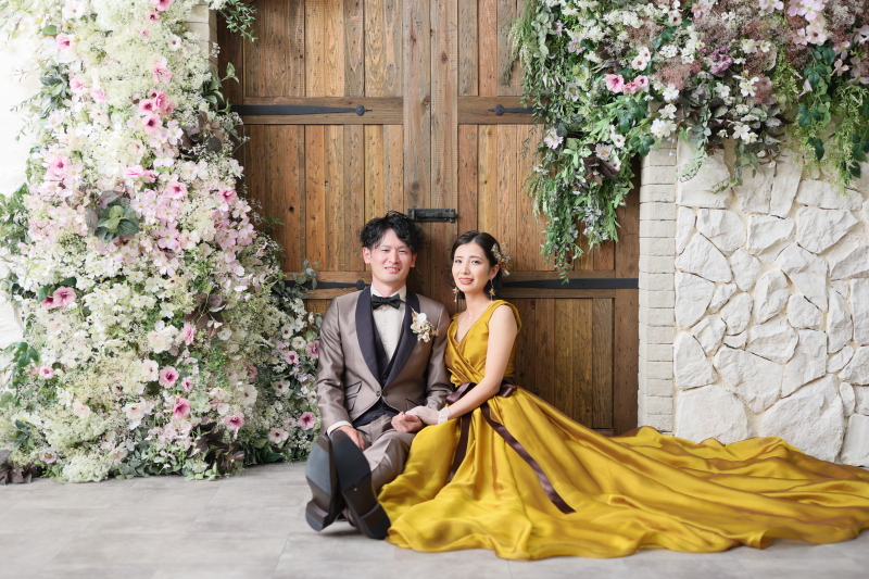 【ANTIQUE】flower door