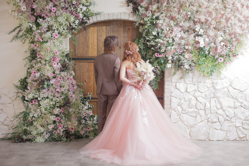 【ANTIQUE】flower door