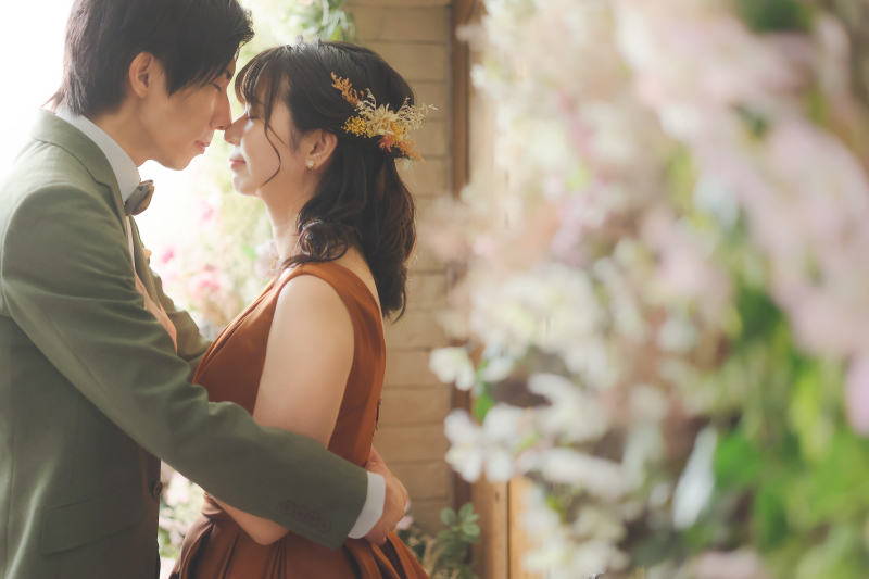 鼻くっつけショット