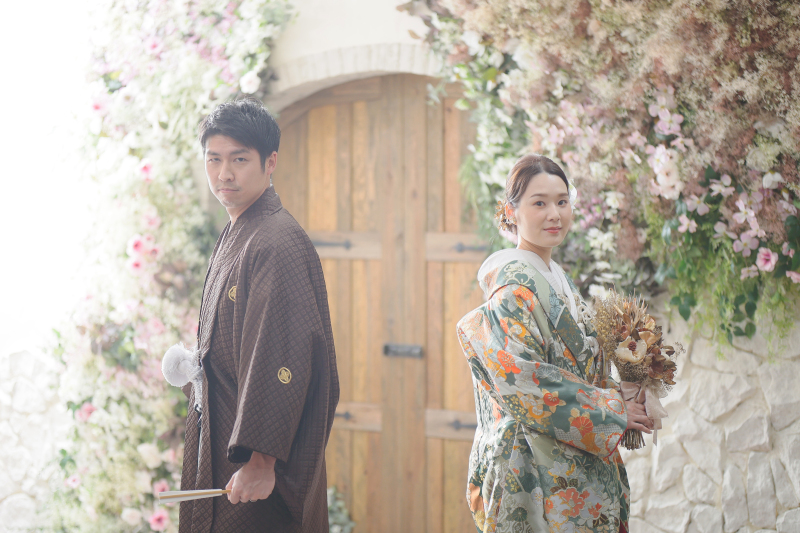 【ANTIQUE】flower door