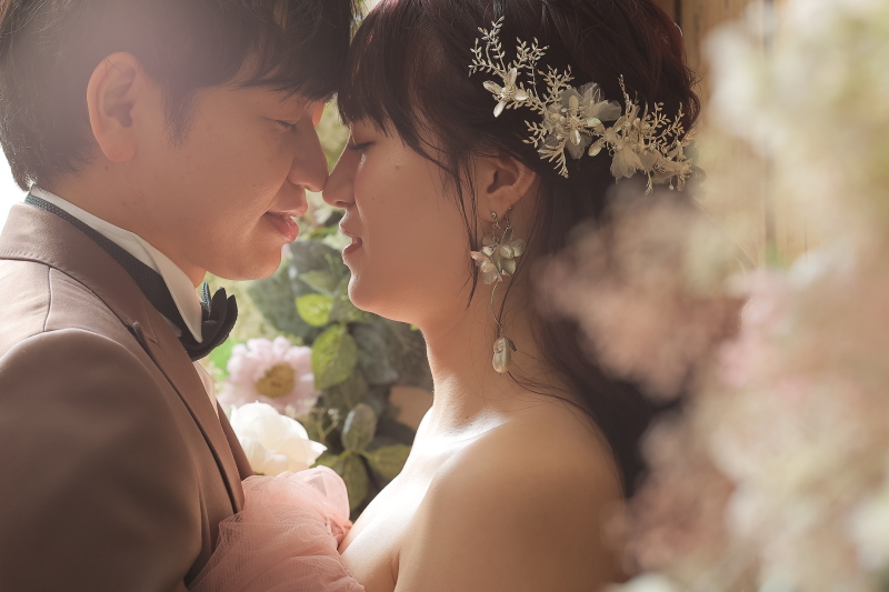 お鼻をくっつけたショット