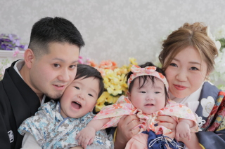 和洋装2着ランクフリープラン（お子様との記念写真）