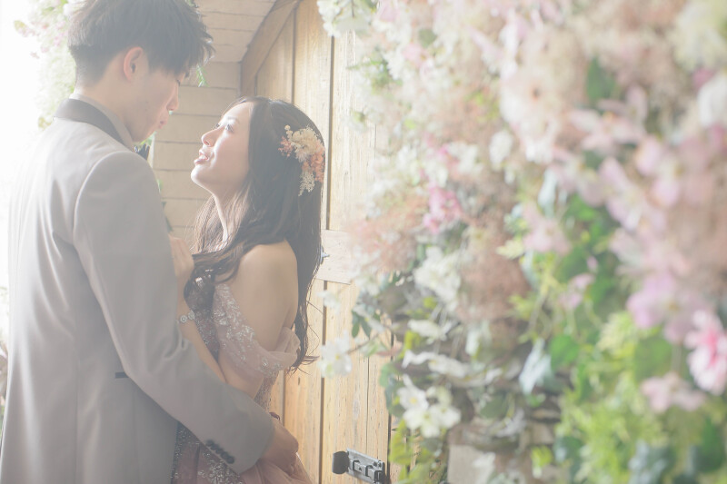 【ANTIQUE】flower door