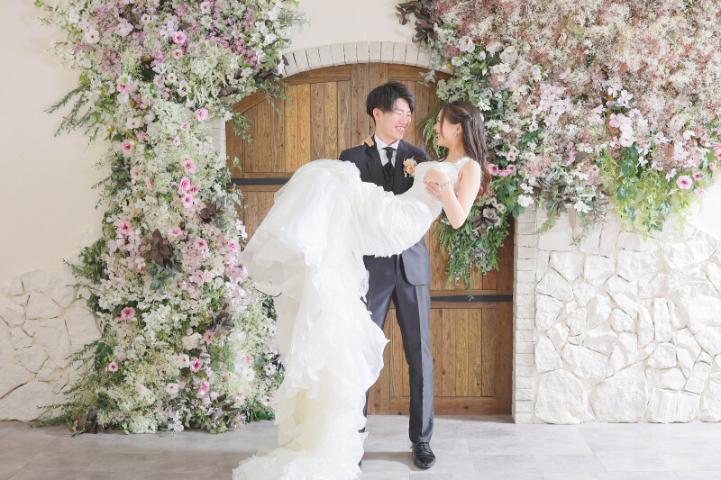 【ANTIQUE】flower door