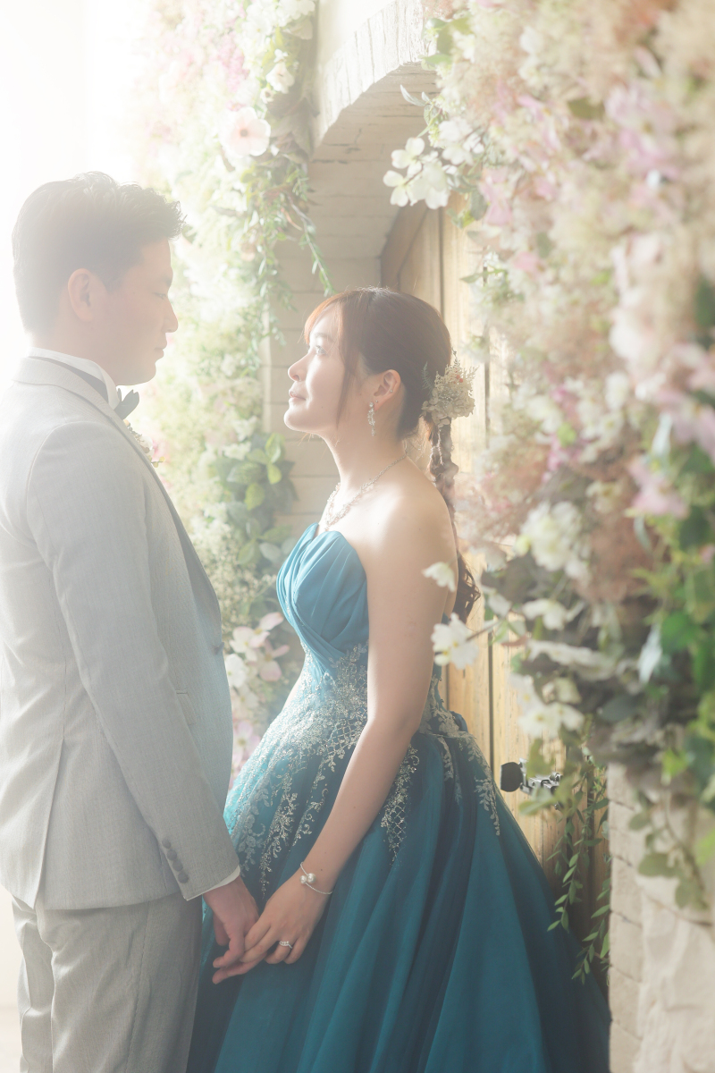 【ANTIQUE】flower door