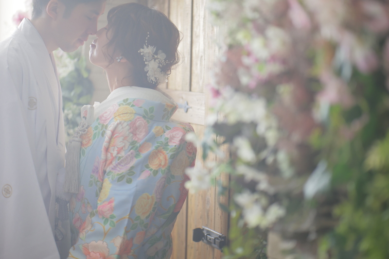 【ANTIQUE】flower door