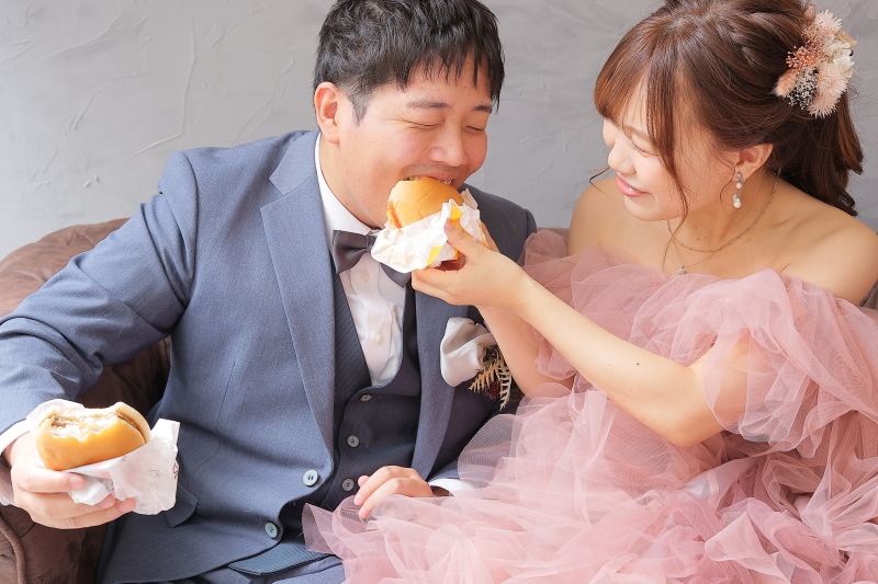 食べさせショット