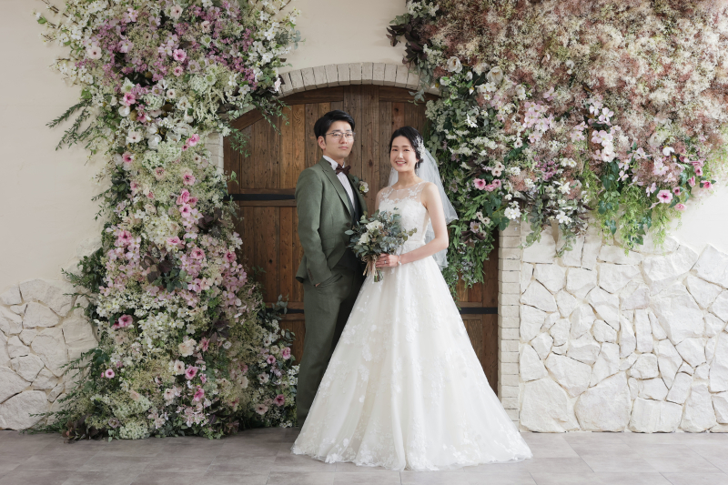 【ANTIQUE】flower door