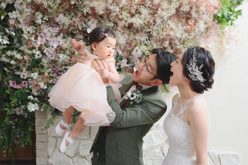 和洋装2着ランクフリープラン(お子様との記念写真)