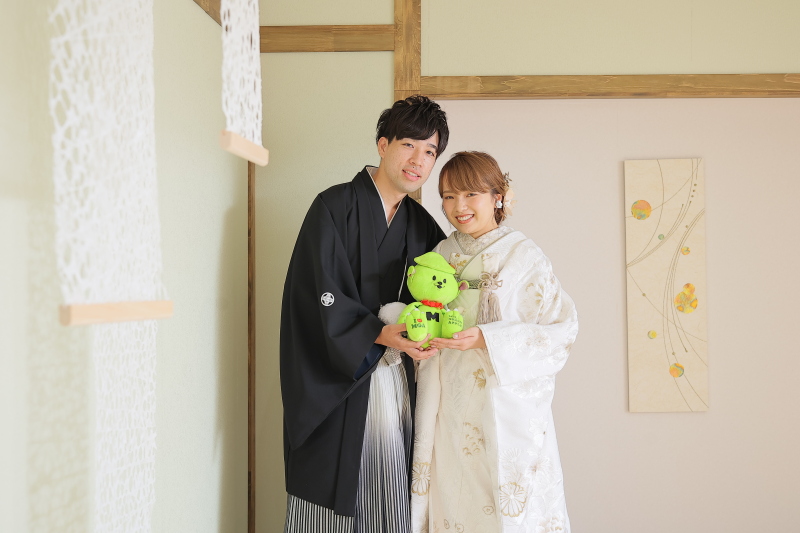 ぬいぐるみと一緒に