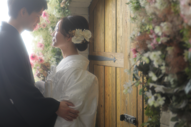 【ANTIQUE】flower door