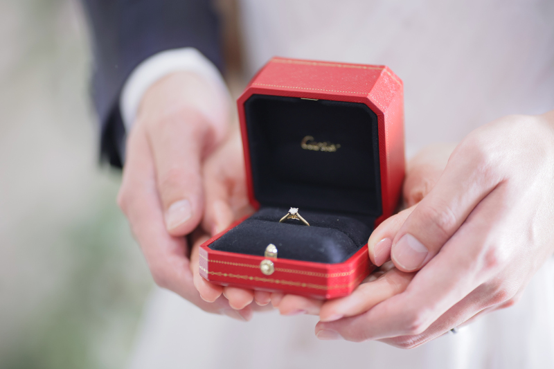 お嫁様ご提案の指輪のカット♪