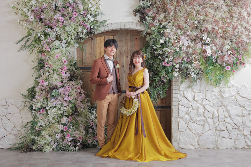 【ANTIQUE】flower door