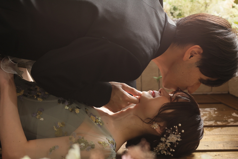 おでこにキスショット