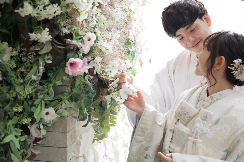 【ANTIQUE】flower door