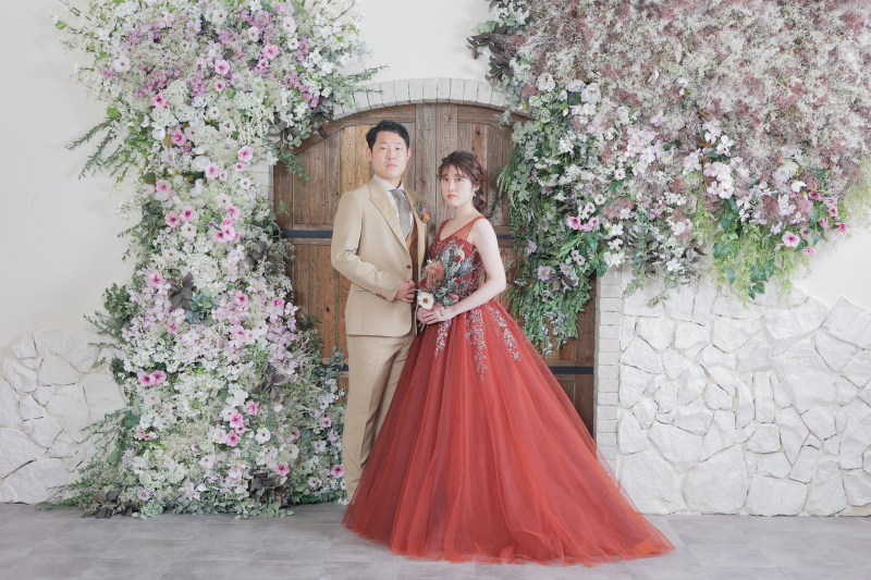 【ANTIQUE】flower door