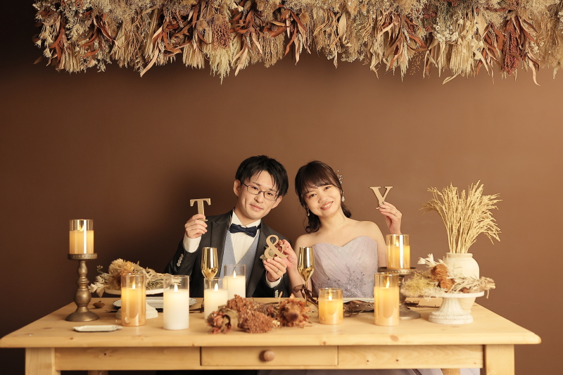 テーブルのセットで