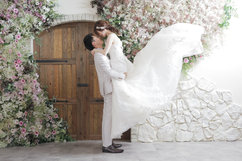 【ANTIQUE】flower door