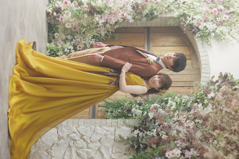 【ANTIQUE】flower door