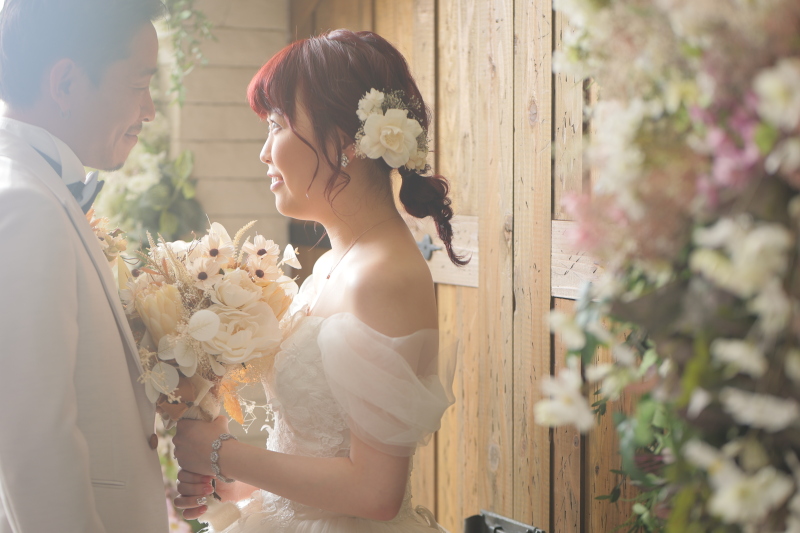 【ANTIQUE】flower door