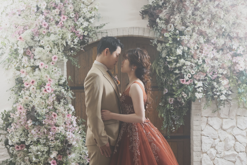 【ANTIQUE】flower door