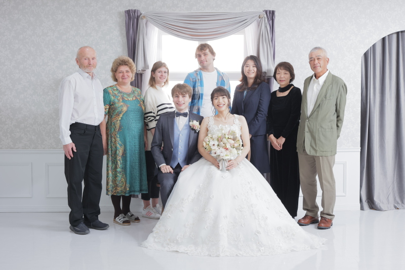 洋装1着データ&アルバムプラン+両家集合写真